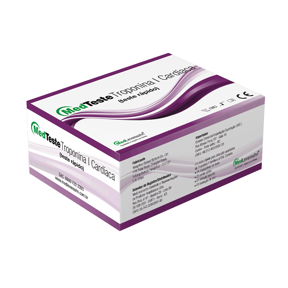 MedTeste Troponina I Cardíaca - Teste Rápido - MedLevensohn