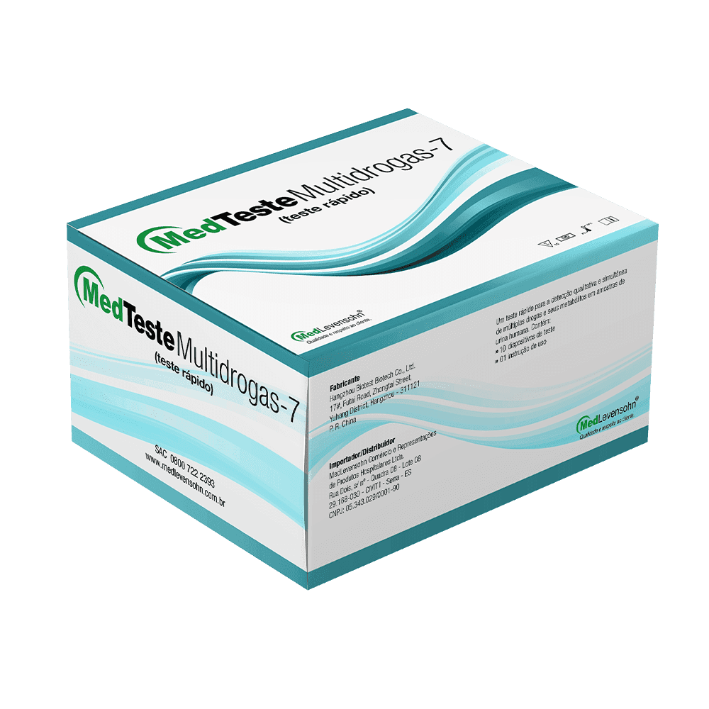 MedTeste Multidrogas-7 - Teste Rápido - MedLevensohn