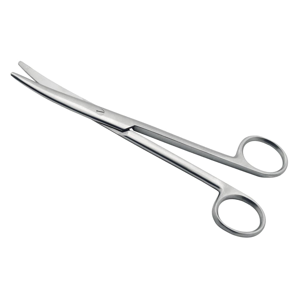 Tesoura Mayo Curva Em Aço Inox Para Tecidos Abc (17cm) - Portal do Médico