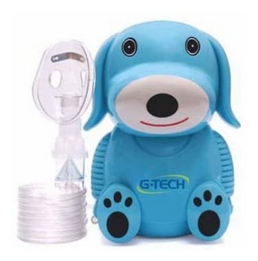 Inalador E Nebulizador G-tech - Cachorro Nebdog Azul
