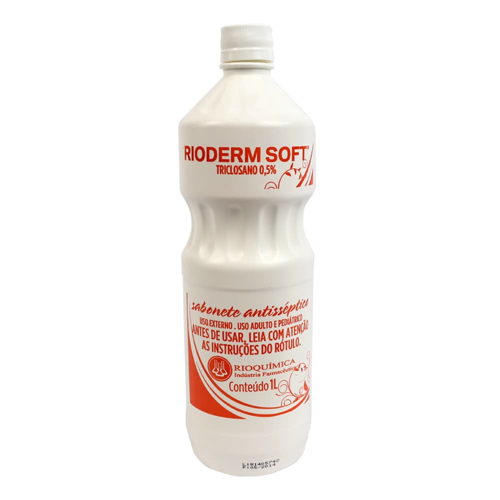 Sabonete Rioderm Soft Líquido Triclo 0,5% 1000ml Rioquímica - Portal do Médico