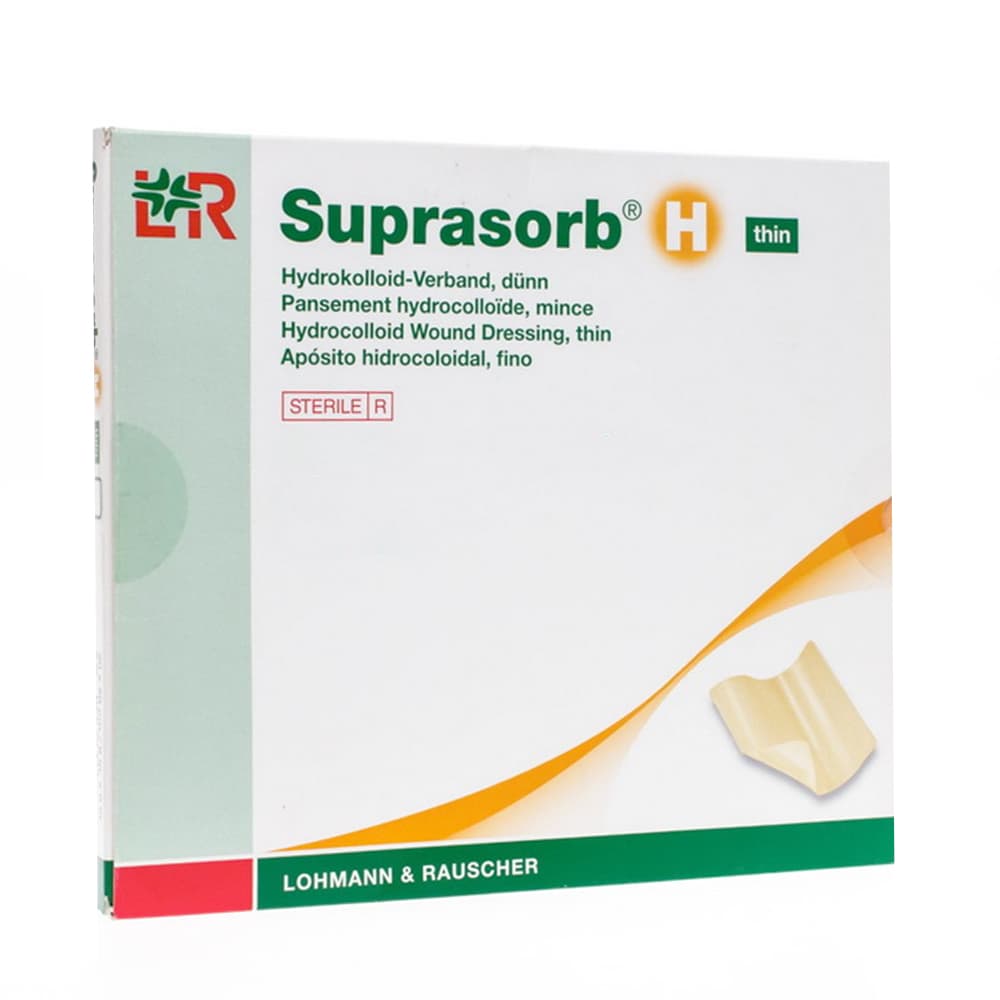 Curativo De Hidrocolóide Cicatrização De Feridas Suprasorb H (15x15cm) - Portal do Médico
