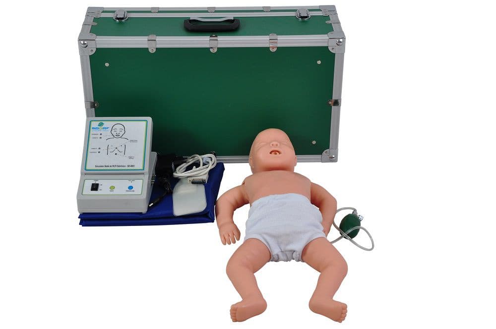 Manequim Bebê Para Treino de RCP Eletrônico Simulador Médico - Portal do Médico