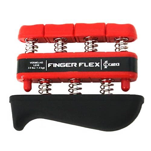 Fingerflex Exercitador De Mão Carci (Vermelho-Leve)