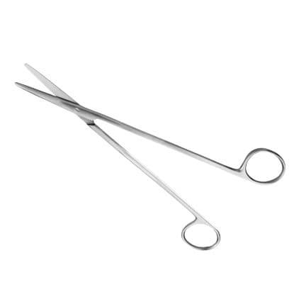 Tesoura Metzembaum Reta Abc (18cm) - Portal do Médico