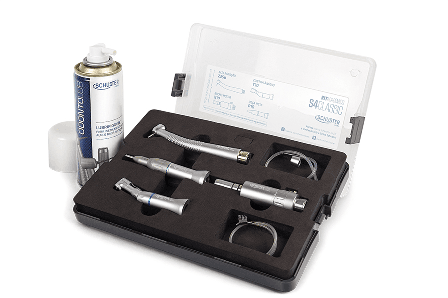 Kit Acadêmico de Peças de Mão – S4 CLASSIC - Schuster - Portal do Médico