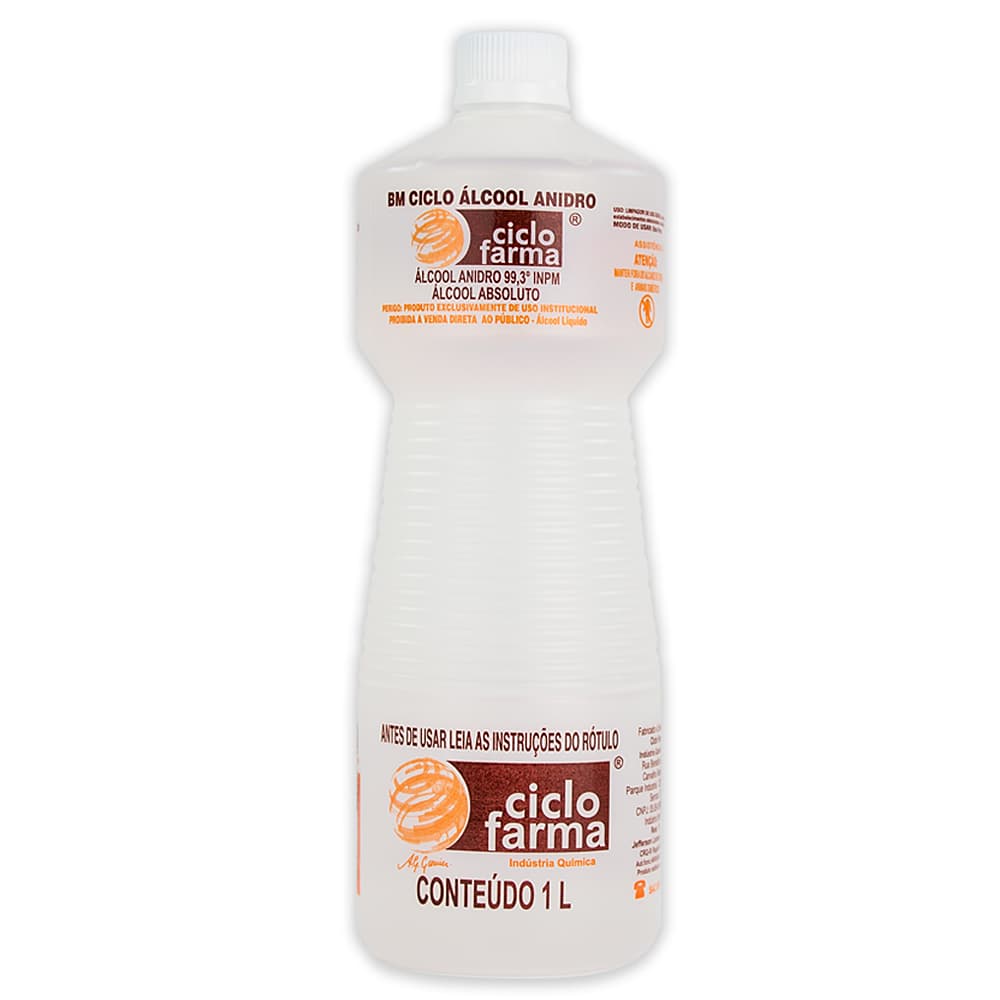 Álcool 99,3% Gl Absoluto 1000ml Ciclo Farma - Portal do Médico
