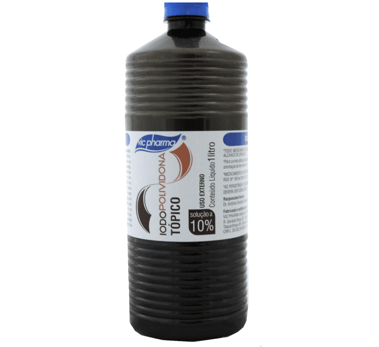 Iodopolividona Antisséptico 10% Solução Aquosa Vicpharma (1000ml) - Portal do Médico