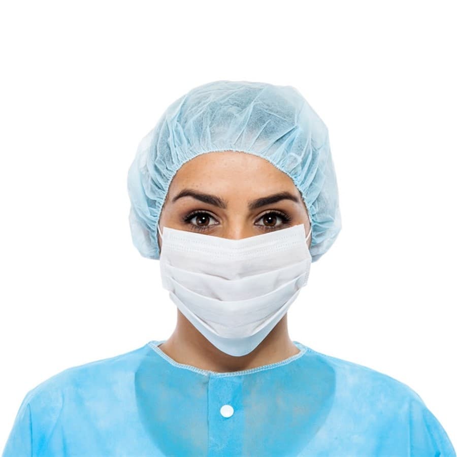 Máscara Tripla com Elástico e Filtro Branca (Cx c/ 50 un) - Betel - Portal do Médico