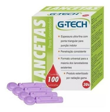 Lancetas - G-tech 100 Unidades - Portal do Médico