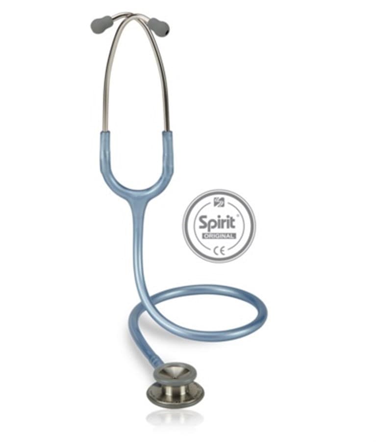 Estetoscópio Professional Neonatal Azul Claro Perolizado - Spirit