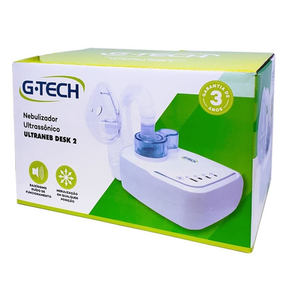 Nebulizador Ultrassônico G-tech Desk 2 Branco 100v/240v - Portal do Médico