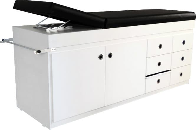 MESA PARA MASSAGEM COM ARMARIO