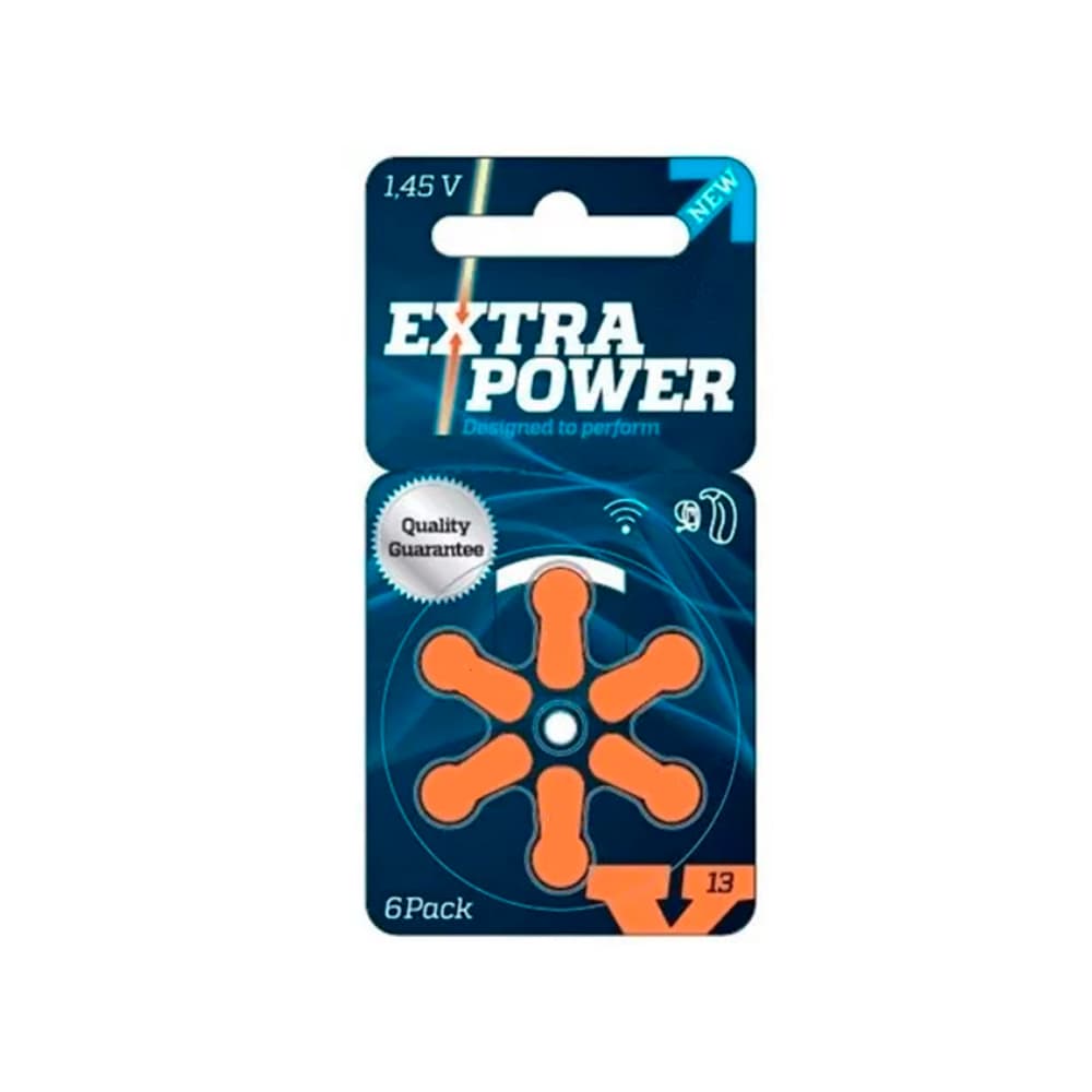Bateria A13 Com 1,45v 6un Extra Power