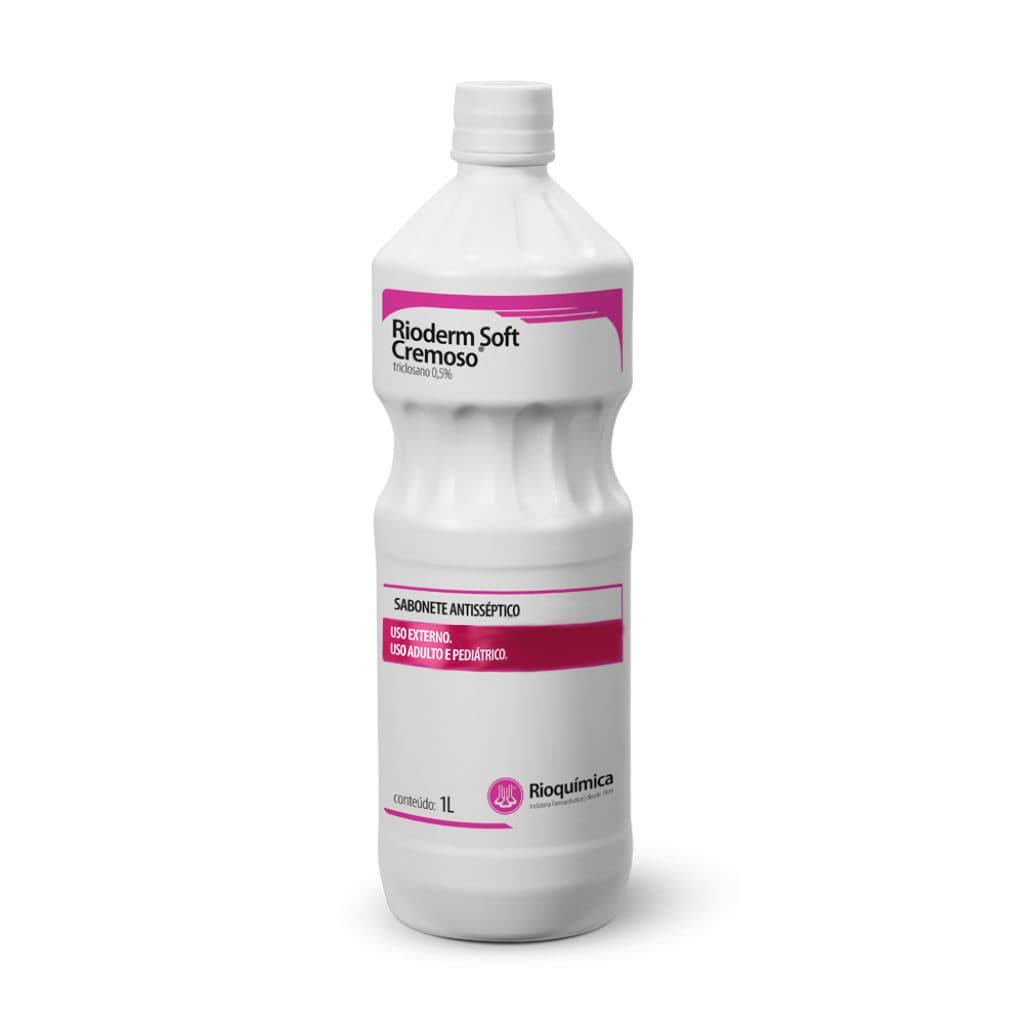Sabonete Antisséptico Soft Cremoso 0,5% Rioderm Rioquímica (1000ml) - Portal do Médico