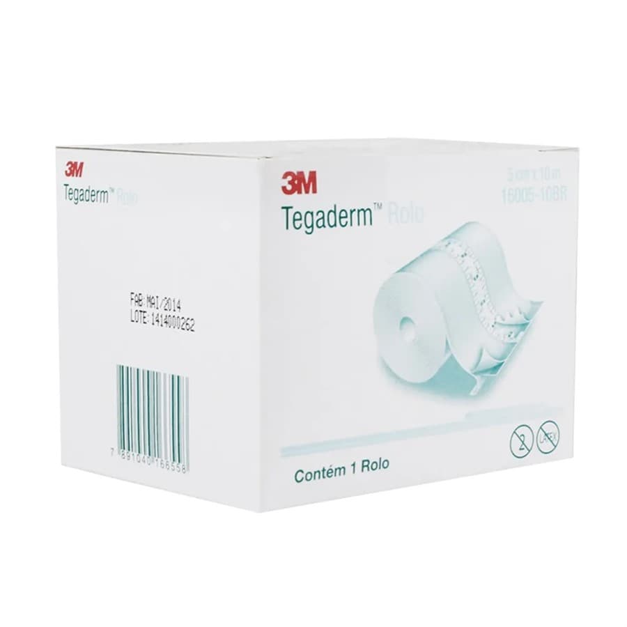 Curativo Tegaderm Rolo 16005-10BR | 5cm x 10m (Cx c/ 1 un) | 3M