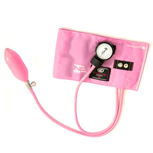 Aparelho De Pressão Nylon Metal Bic (Rosa-Sem-Esteto)