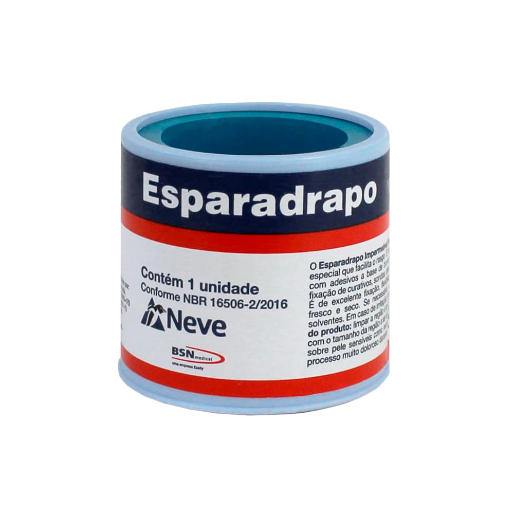 Esparadrapo Impermeável Neve (2,5cmx4,5m)