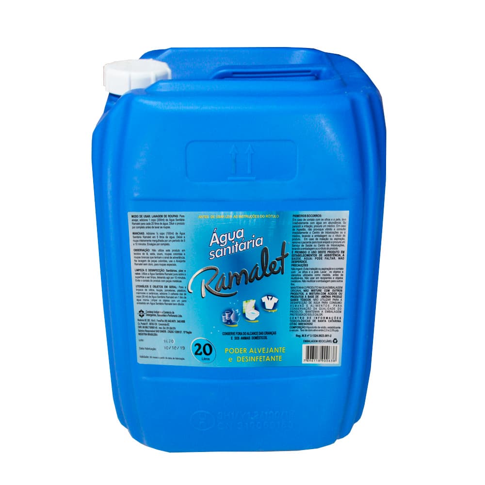 Água Sanitária 20000ml Condesp - Portal do Médico