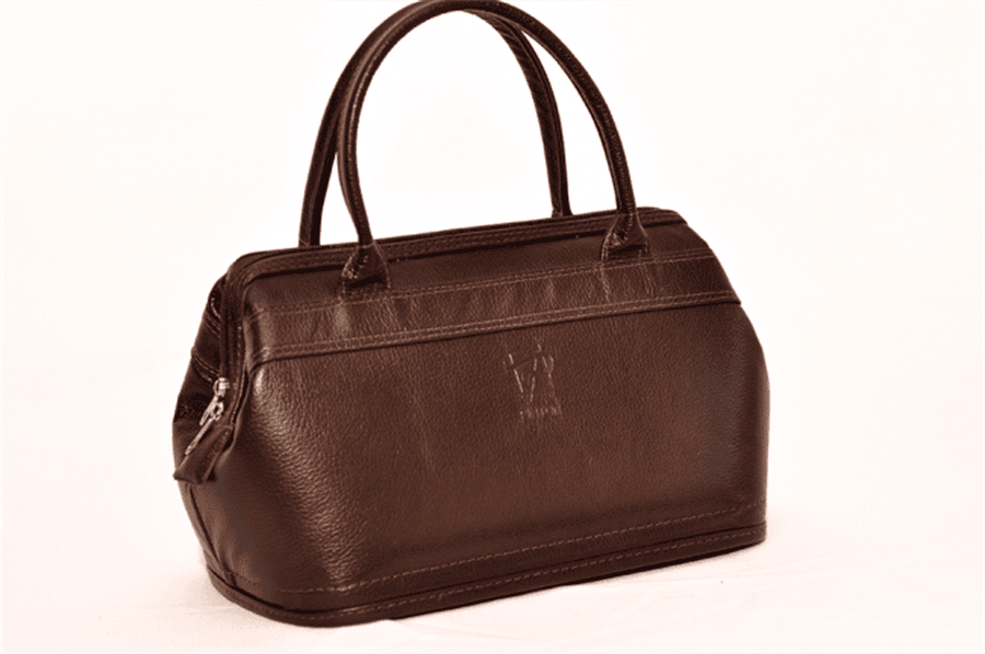 Valise Médica Parteira Couro Marrom - Pinton - Portal do Médico