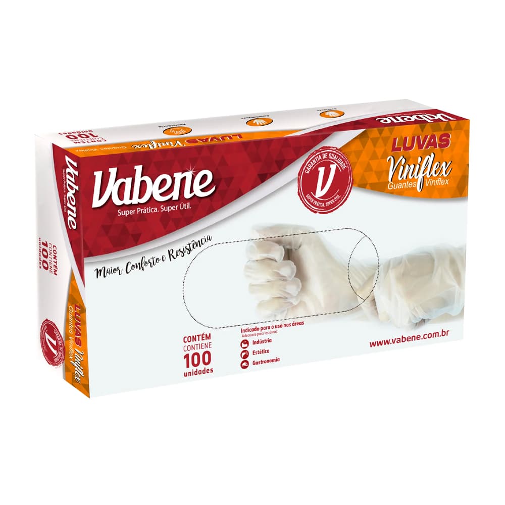 Luva Descartável C/100un Viniflex (P(7))