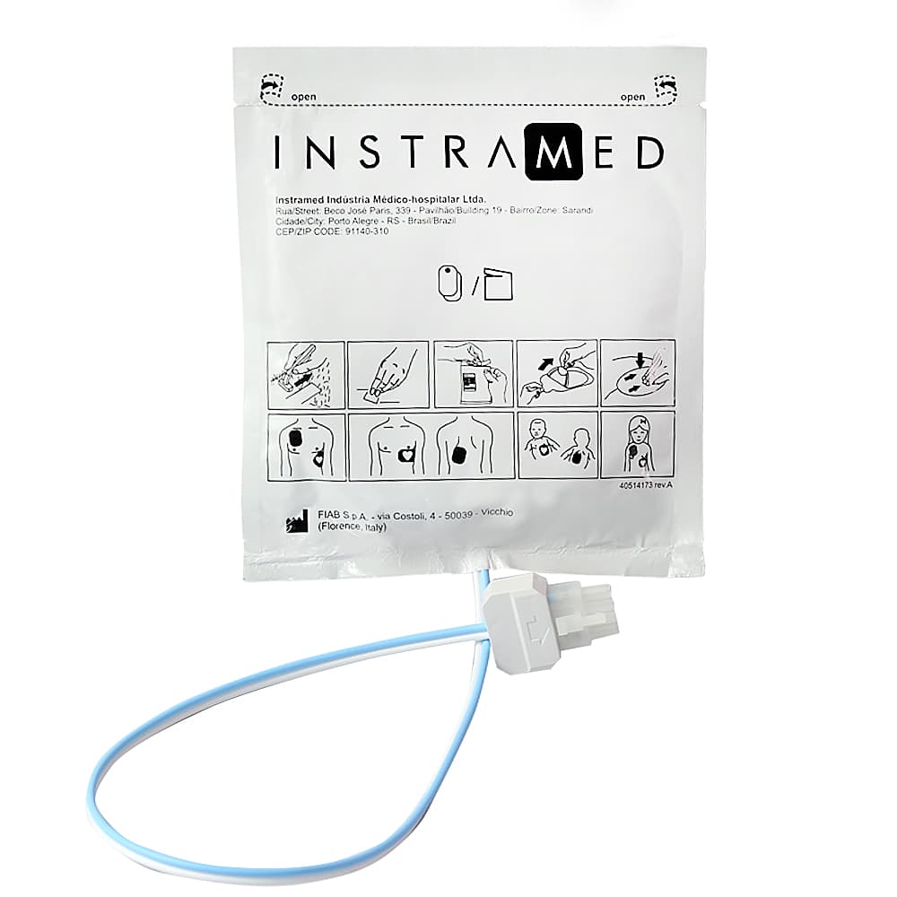 Eletrodo Pas Para Desfibrilador Dea Tamanho Infant Instramed