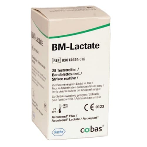 Tiras Reagentes Para Medição De Lactato C/ 25un Bm Lactate - Portal do Médico