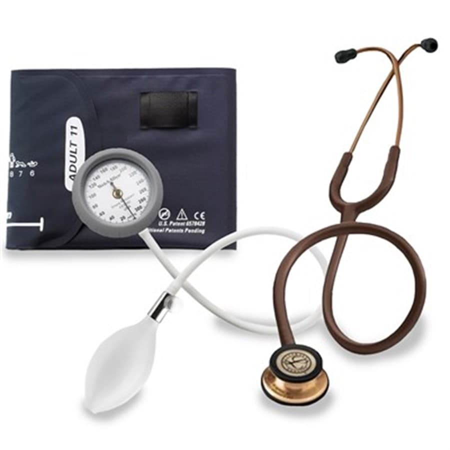 Kit Estetoscópio Littmann Classic III 5809 Chocolate Cobre + Aparelho - Portal do Médico