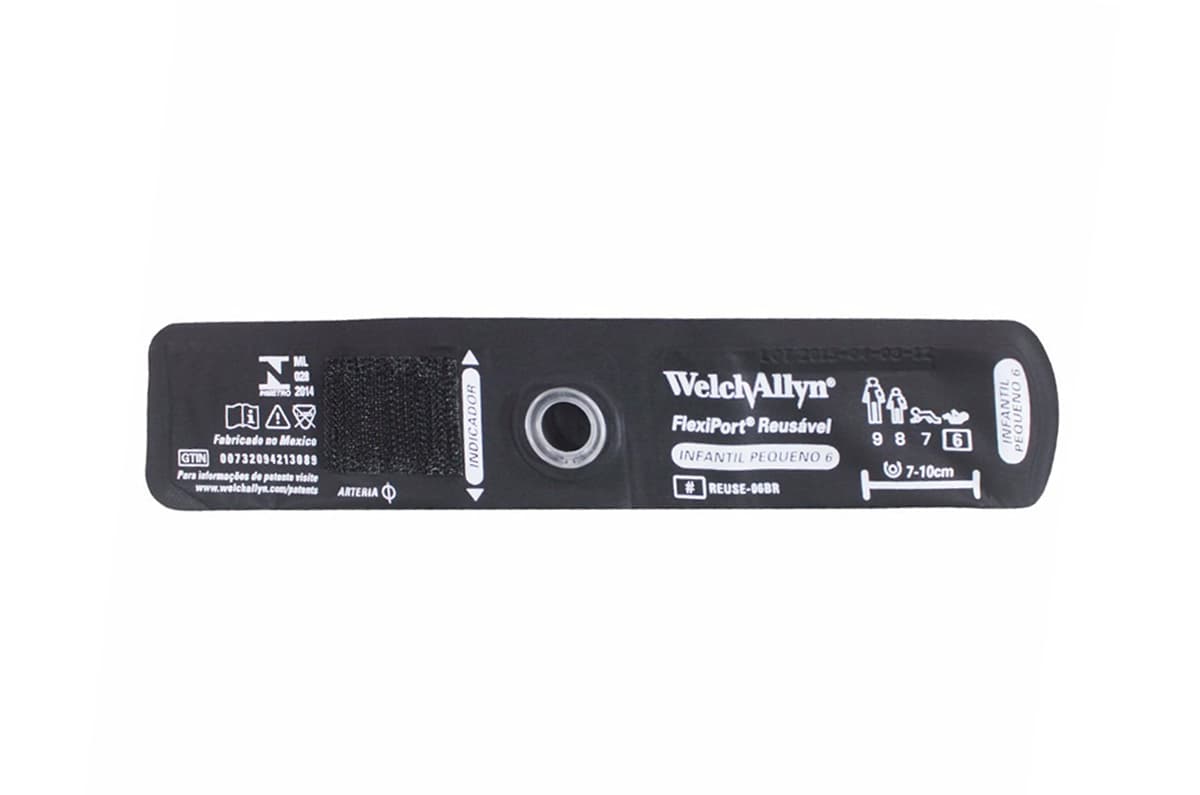 Braçadeira Infantil Peq. Reusável Flexiport 06 Welch Allyn