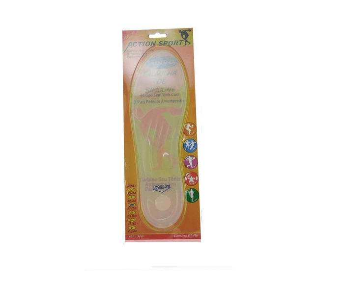 Palmilha Plana Silicone O Par Action Sport (33/34) - Portal do Médico