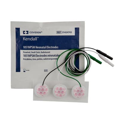 Eletrodo Ecg Neo Natal Kittcat Com Cabo Radioter 03 Unidade