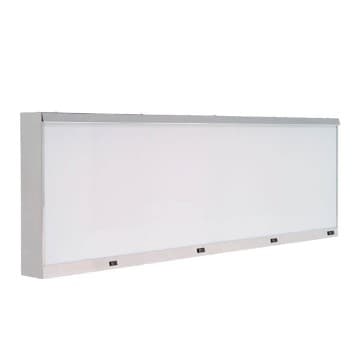 Negatoscopio Para Parede Metal Branco Bivolt (4-Corpos) - Portal do Médico