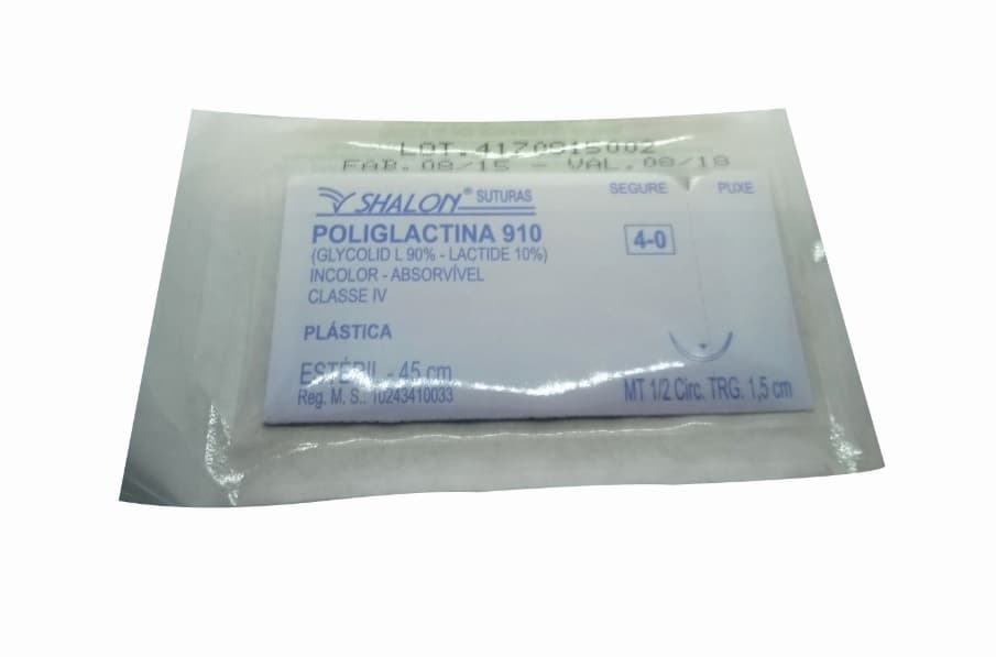 Poliglactina Incolor Absorvível A Uni Shalon (4-0-1,5mt) - Portal do Médico