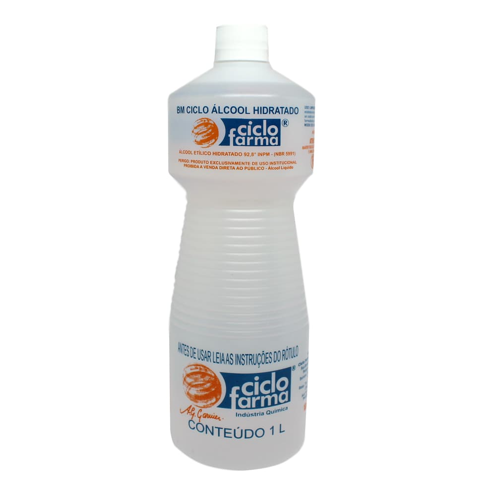 Álcool Líquido 1000ml Graduação 92,8% Ciclo Farma