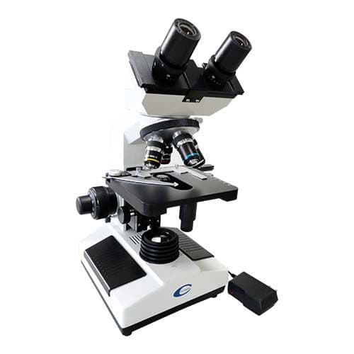 Microscópio Binocular com iluminador LED e BATERIA- N107-LED/BAT - Portal do Médico