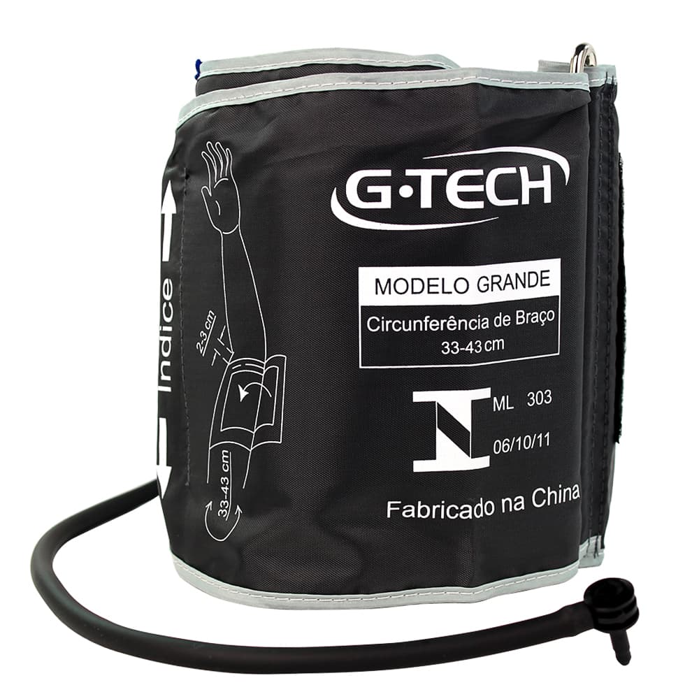 Braçadeira Para Aparelho De Pressão Digital De Braço G-Tech (Obeso)