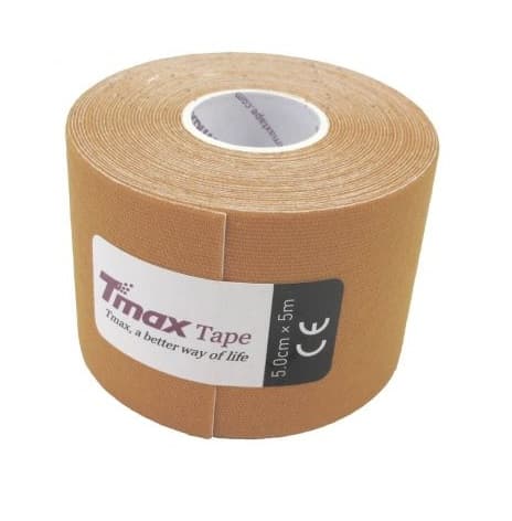 Fita Kinésio Bandagem Elástica Funcional 5cmx5m Tmax (Bege)