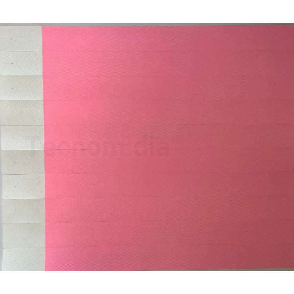 1000 Pulseiras cor rosa chiclete Laser Pro para festas e eventos
