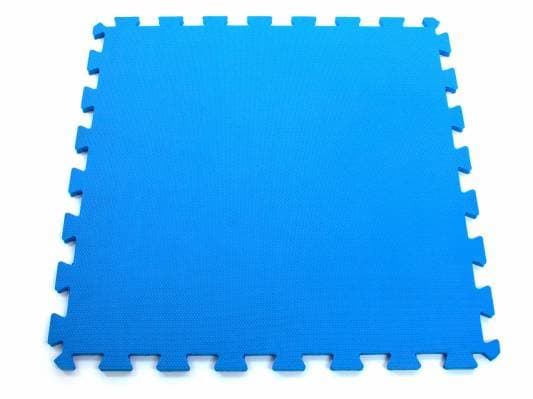 Tatame Em Eva Com 3 Bordas Tam 1x100x100cm Evasola (Azul) - Portal do Médico