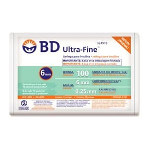 Seringa 1 ml Ultra-Fine II Com Agulha 6,0 X 0,25