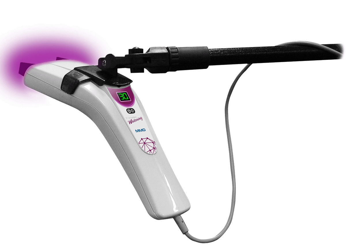 Fotoclareador Bright Max Whitening com suporte - LED Violeta - Portal do Médico