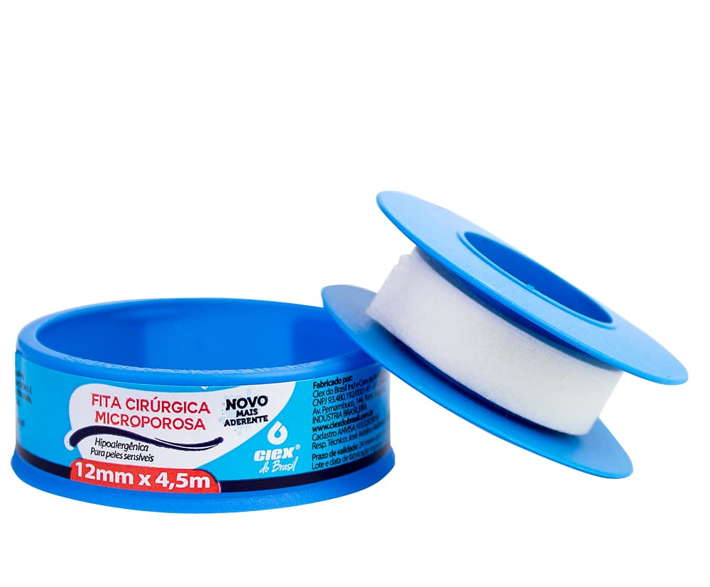 Fita Micropore A Unidade Branca Ciex (12mmx4,5m) - Portal do Médico