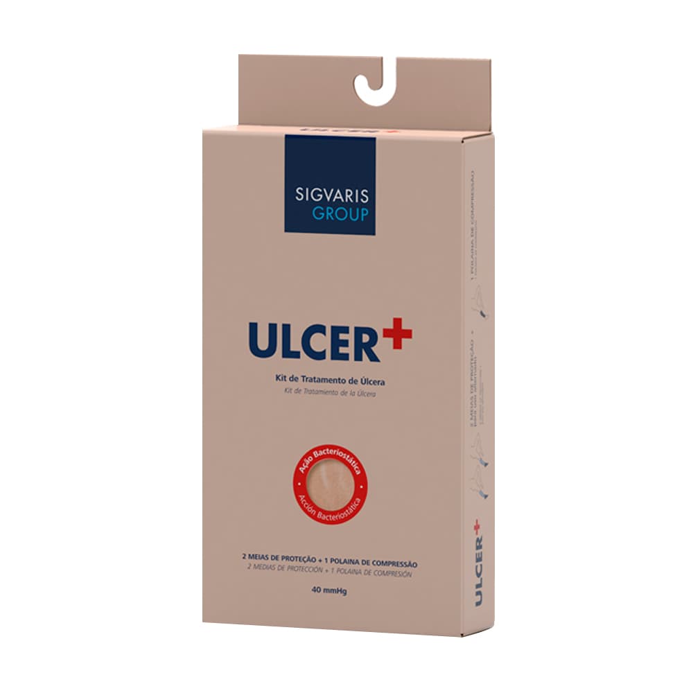Meia Compressiva Para Úlceras 40mmhg 3/4 Bege Sigvaris (M2) - Portal do Médico