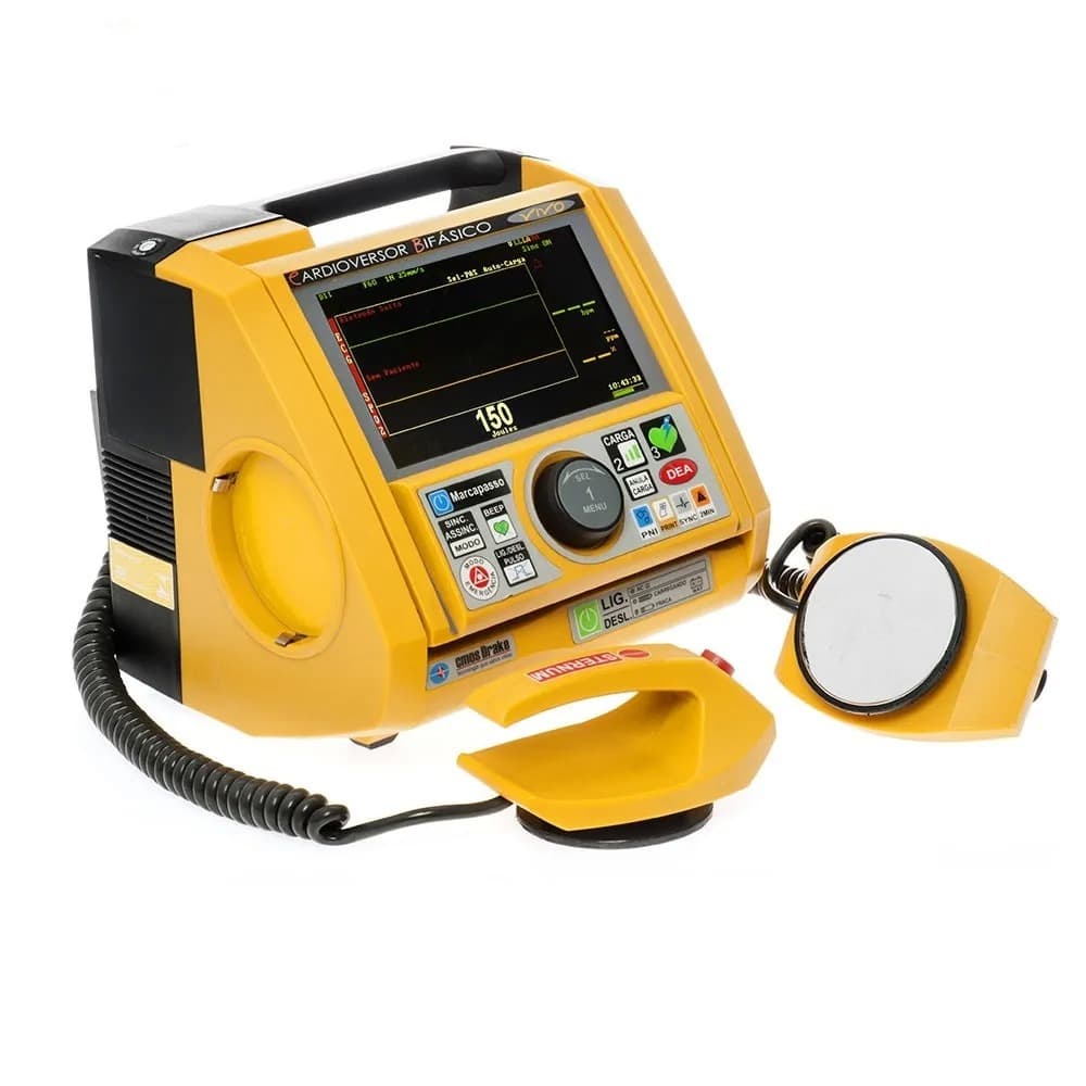 Cardioversor Bifásico Vivo Com Pni E Capnografia Cmos Drake - Portal do Médico