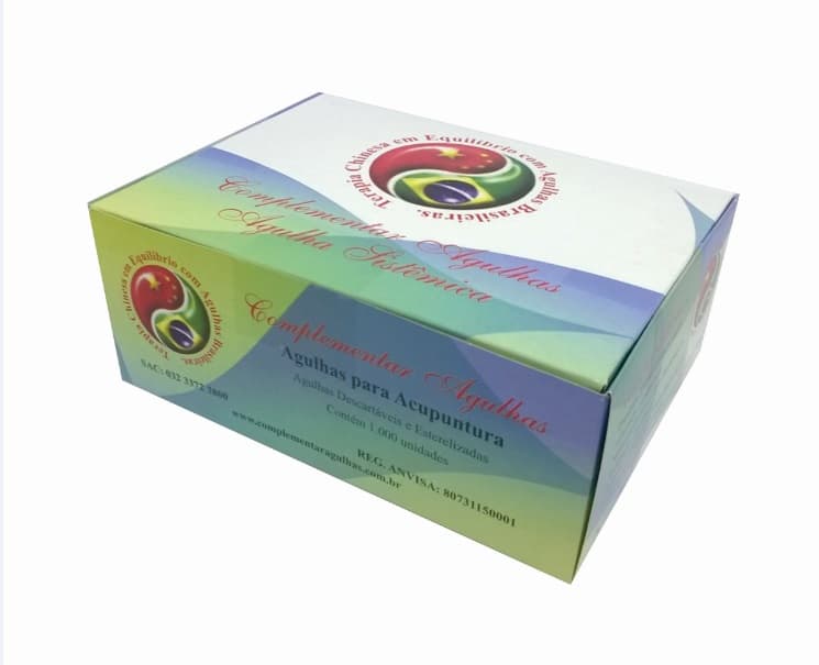 Agulha Acupuntura Sistêmica Complementar (0,25x40-C/1000)