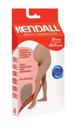 Meia Gestante Media Comp Mel S/Pont Kendall (P)