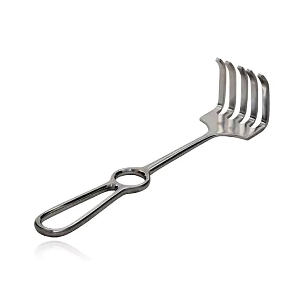 Afastador Israel Para Uso Geral Em Aço Inox Abc (23cm/5-Dentes)