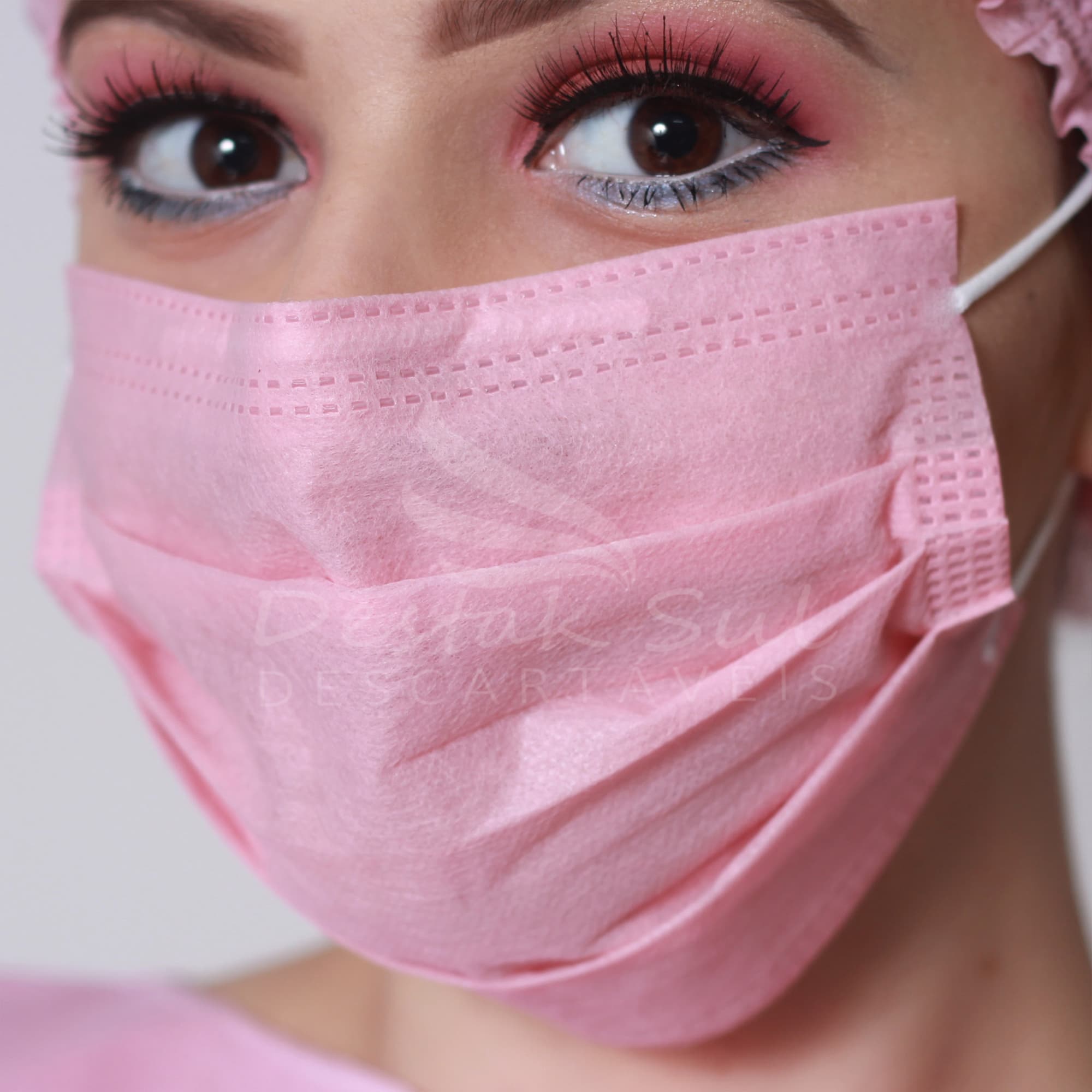 MASCARA ROSA DESTAK TRIPLA ELAST PCT C/50 UN - Portal do Médico