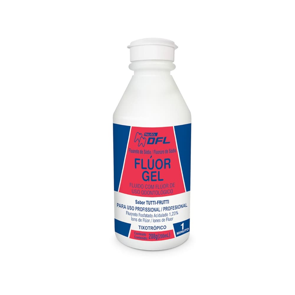 Fluido Com Flúor Gel Un 200ml Tutti-Frutti Nova Dfl - Portal do Médico