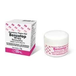 Anestésico Tópico Gel 20% De Benzocaína Tutti-Frutti A Un - Portal do Médico